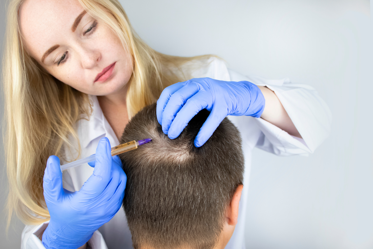 علاج الصلع الوراثي للنساء والرجال