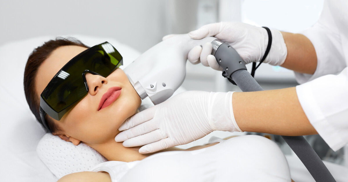 إزالة الشعر بالليزر للوجه