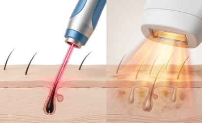الفرق بين ليزر IPL والليزر الطبي