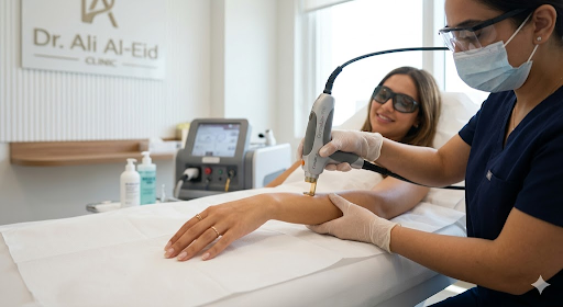 ليزر إزالة شعر اليدين